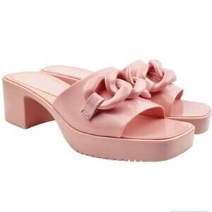 BP x NORDSTROM | Pink Lollie jelly Platform Sandals Barbie Y2K Lug Sole | 11